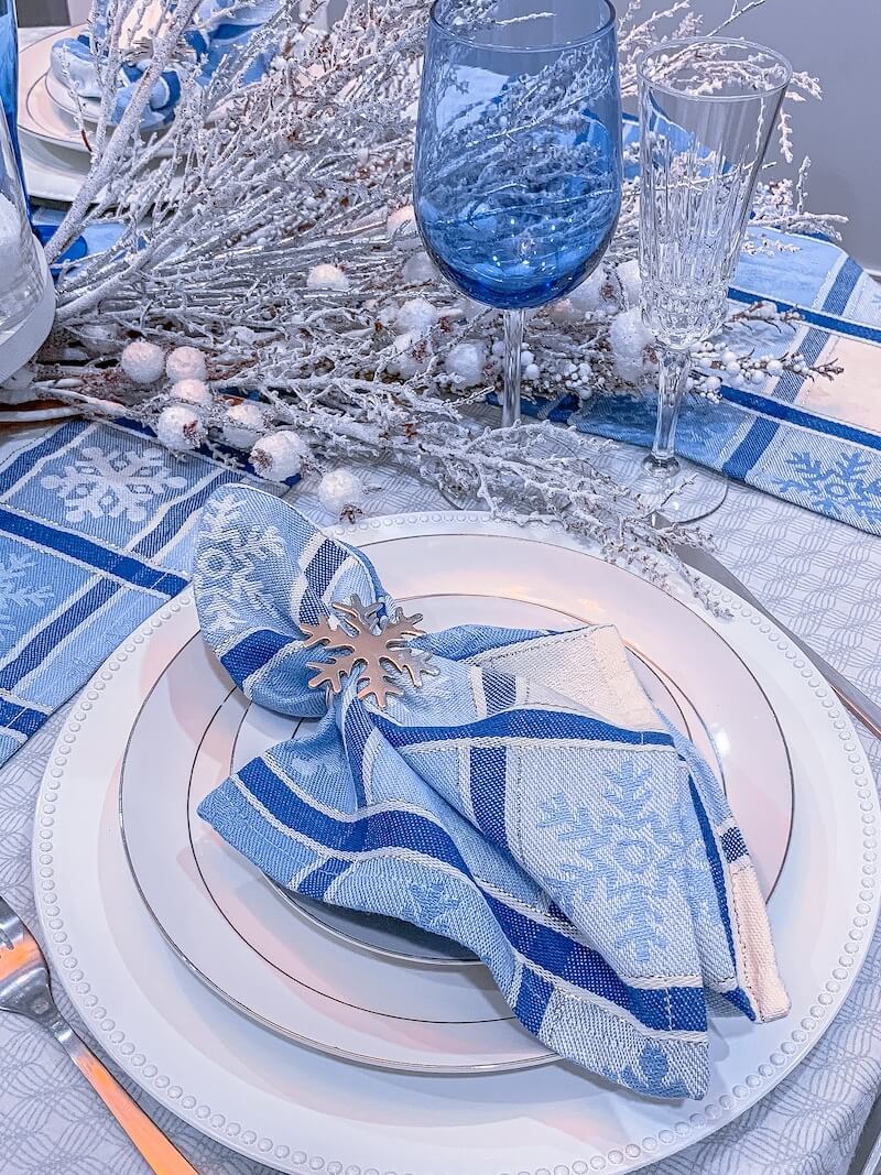 Christmas table decorations