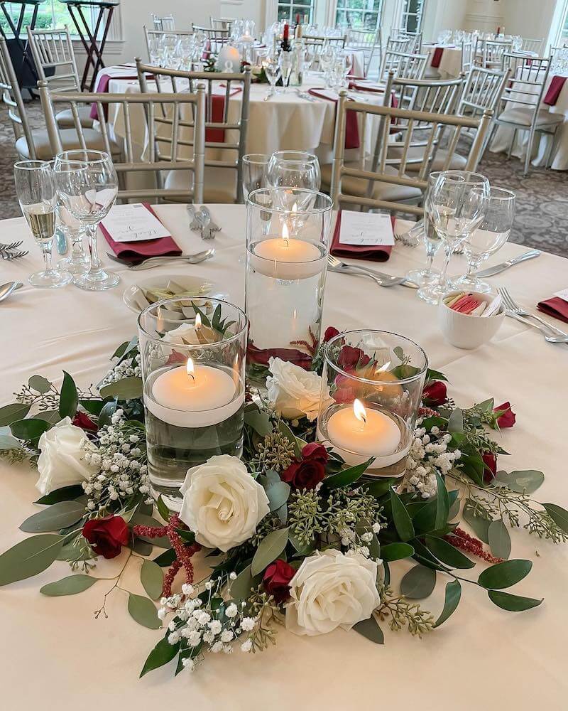 Christmas table decorations