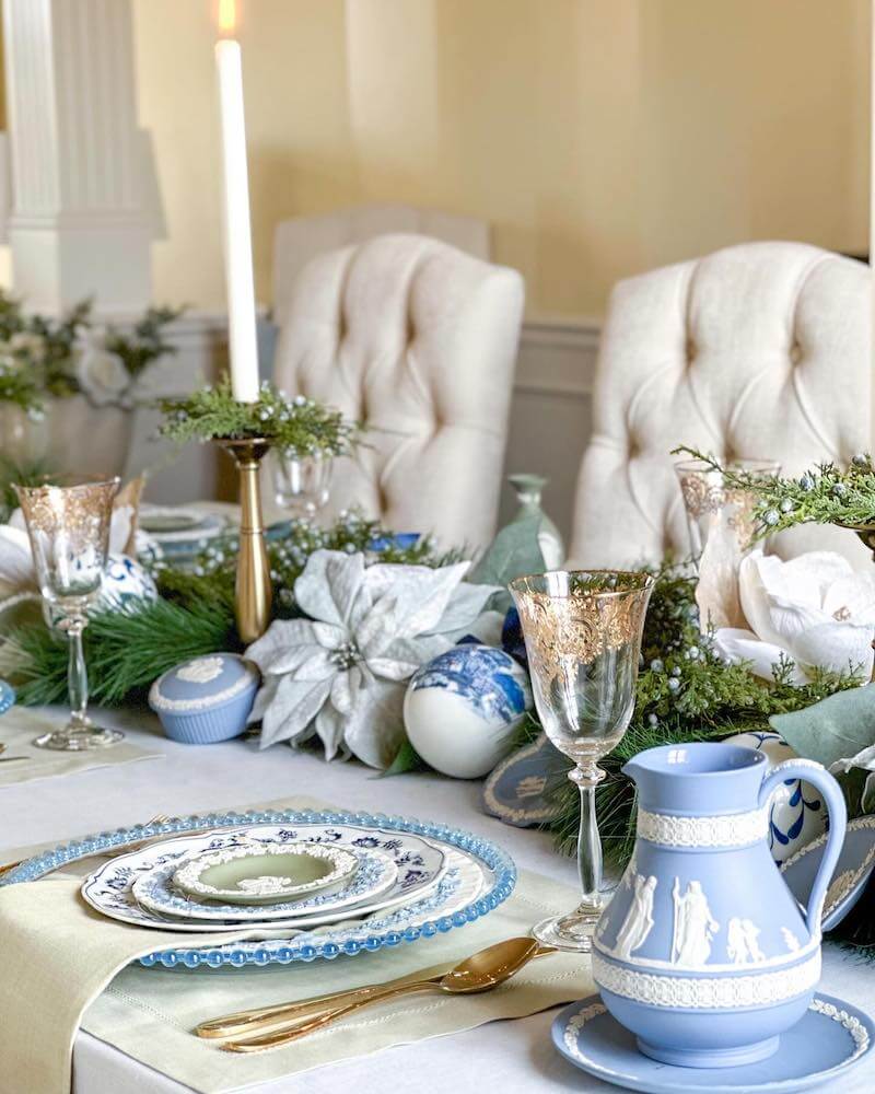 Christmas table decorations