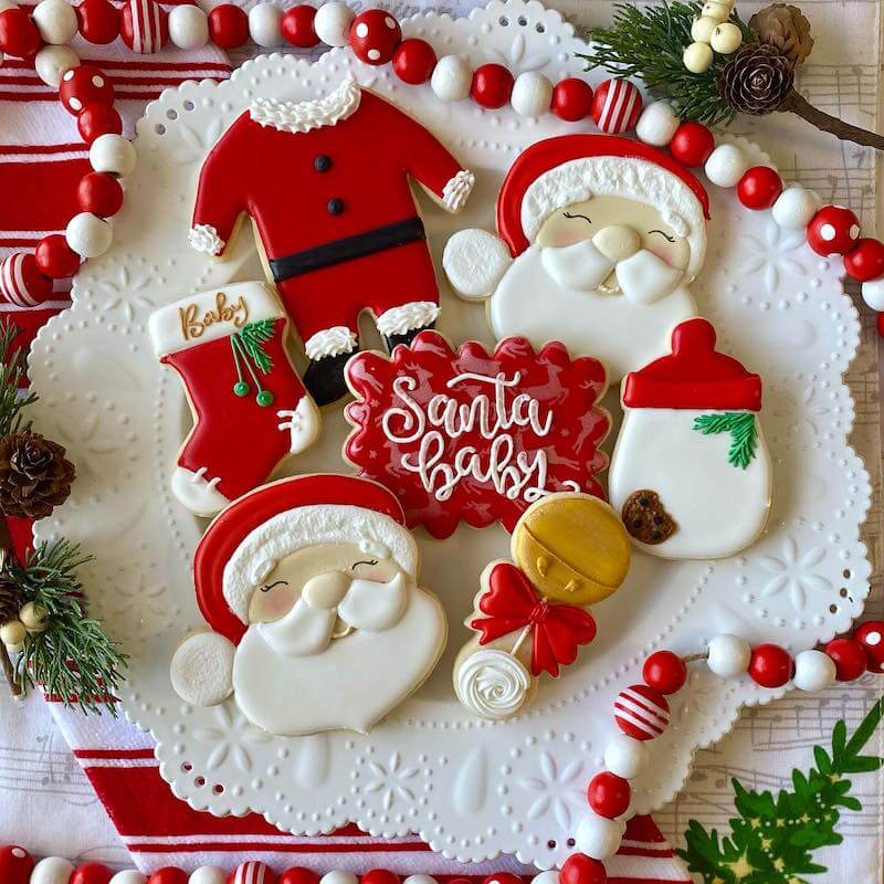 Christmas baby shower ideas