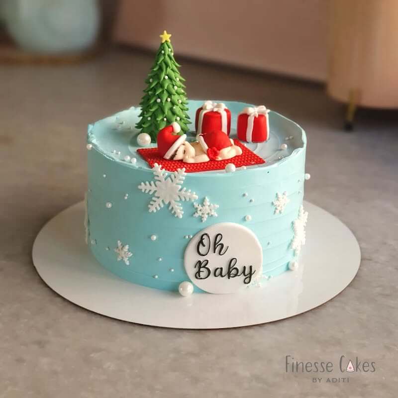 Christmas baby shower ideas