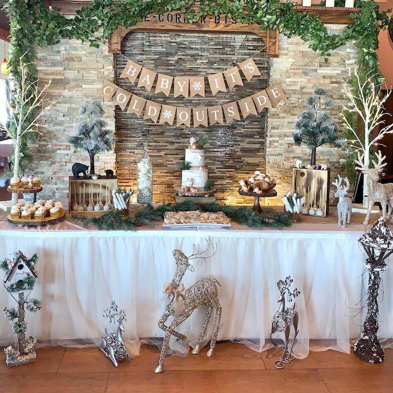 Christmas baby shower ideas