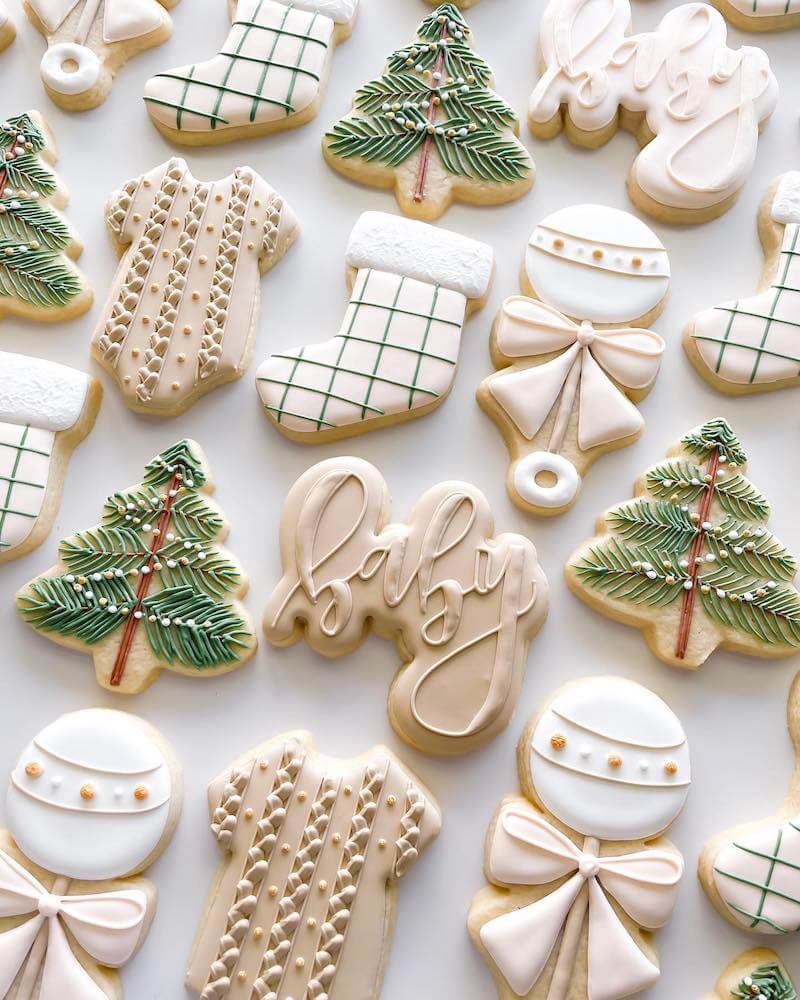 Christmas baby shower ideas