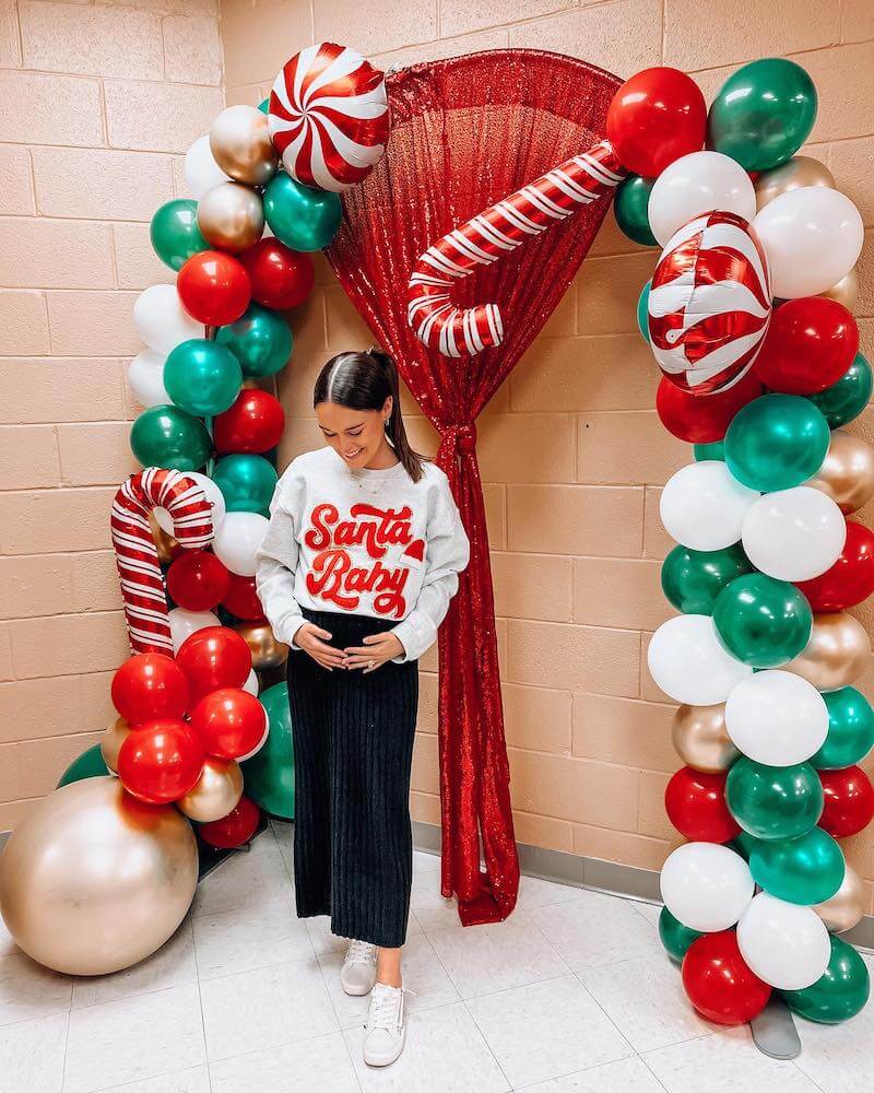 Christmas baby shower ideas