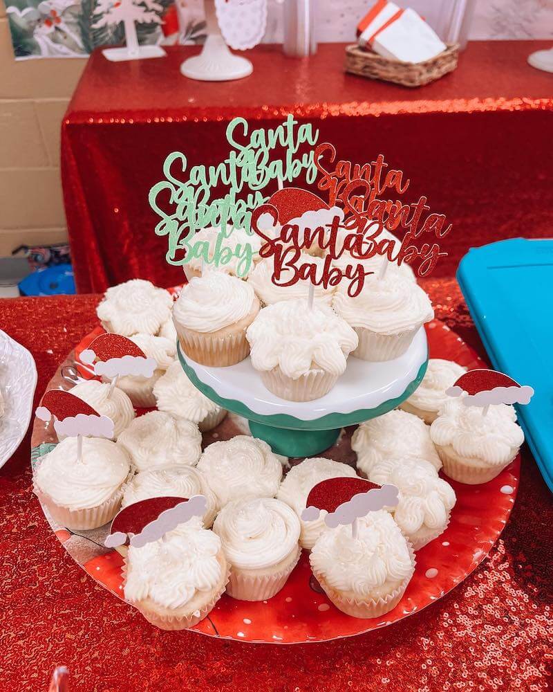 Christmas baby shower ideas