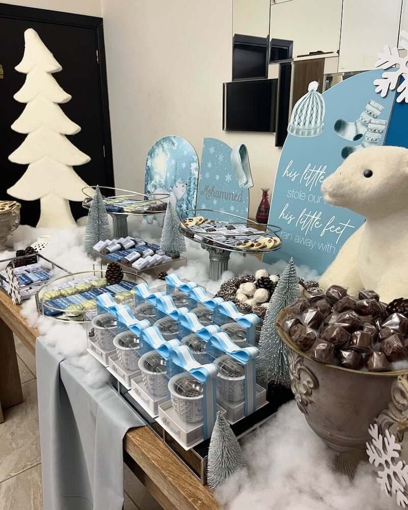 Christmas baby shower ideas