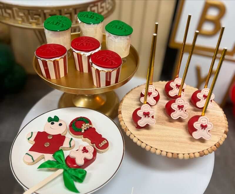 Christmas baby shower ideas