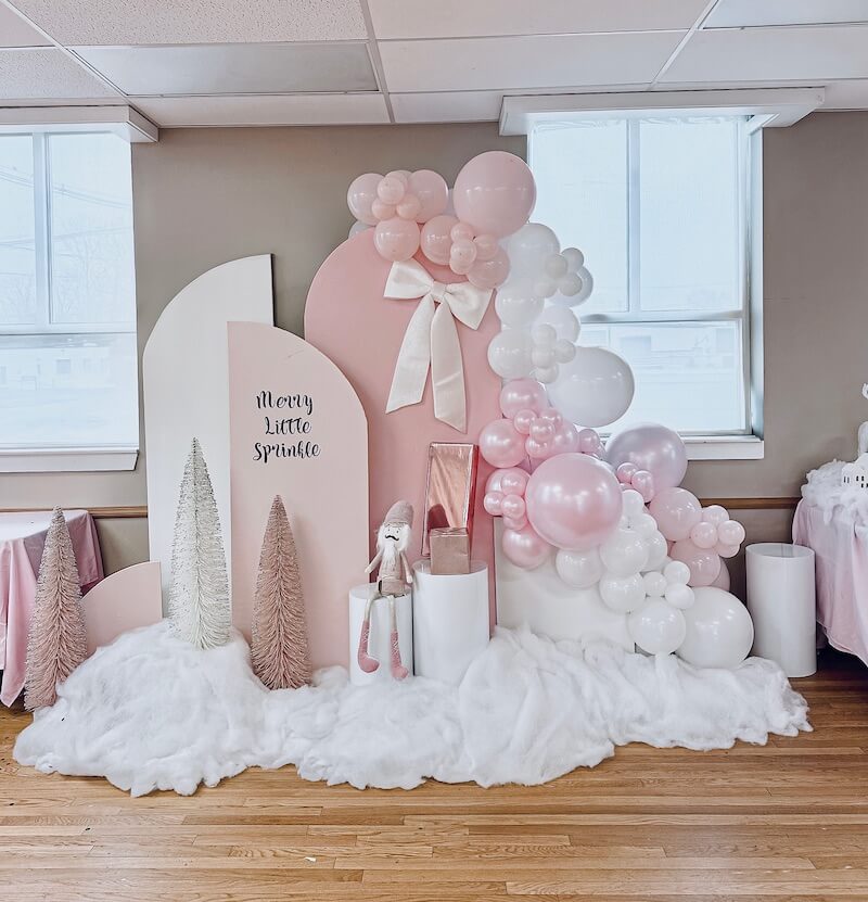 Christmas baby shower ideas