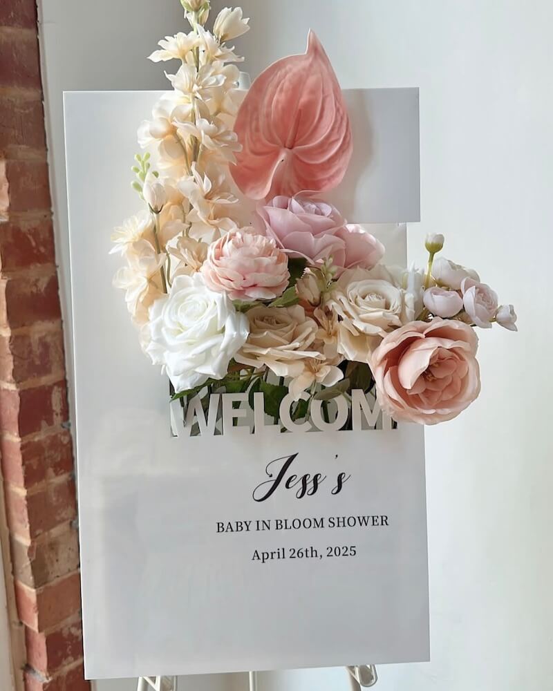 baby in bloom shower ideas