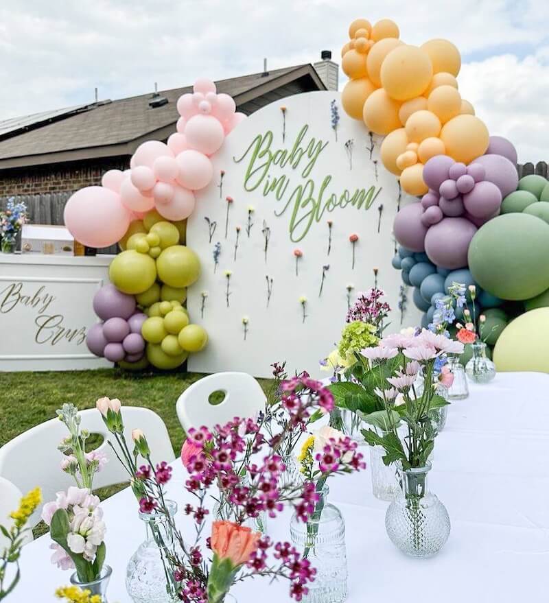 baby in bloom shower ideas