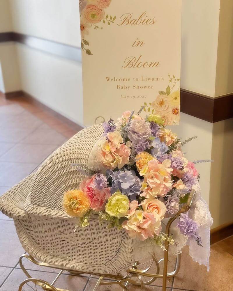 baby in bloom shower ideas
