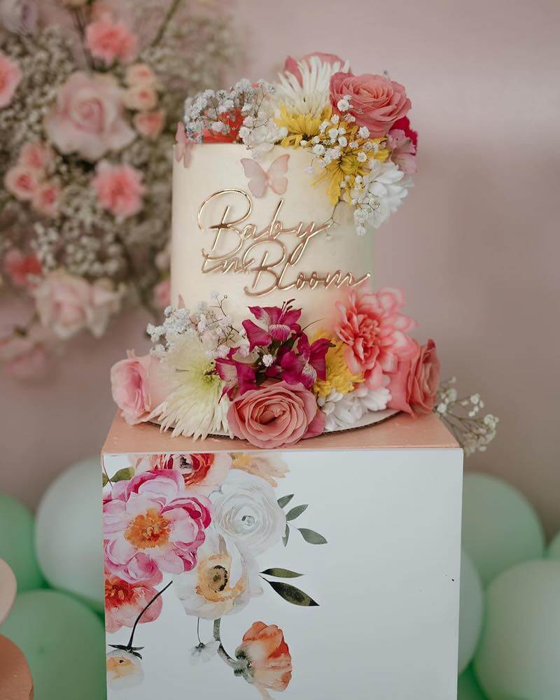 baby in bloom shower ideas