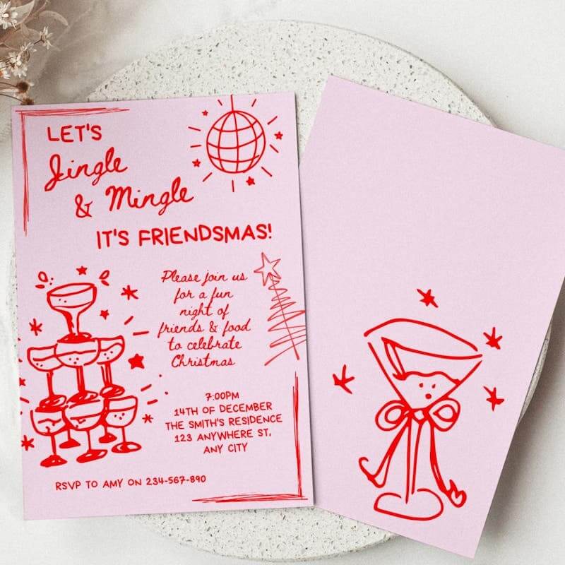 friendsmas party ideas