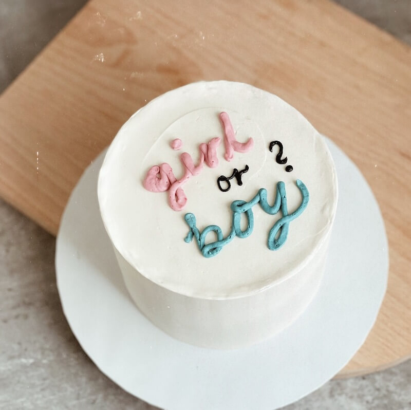 gender reveal cake ideas