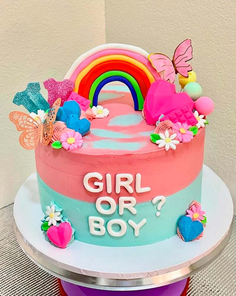 gender reveal cake ideas
