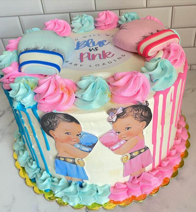 gender reveal cake ideas