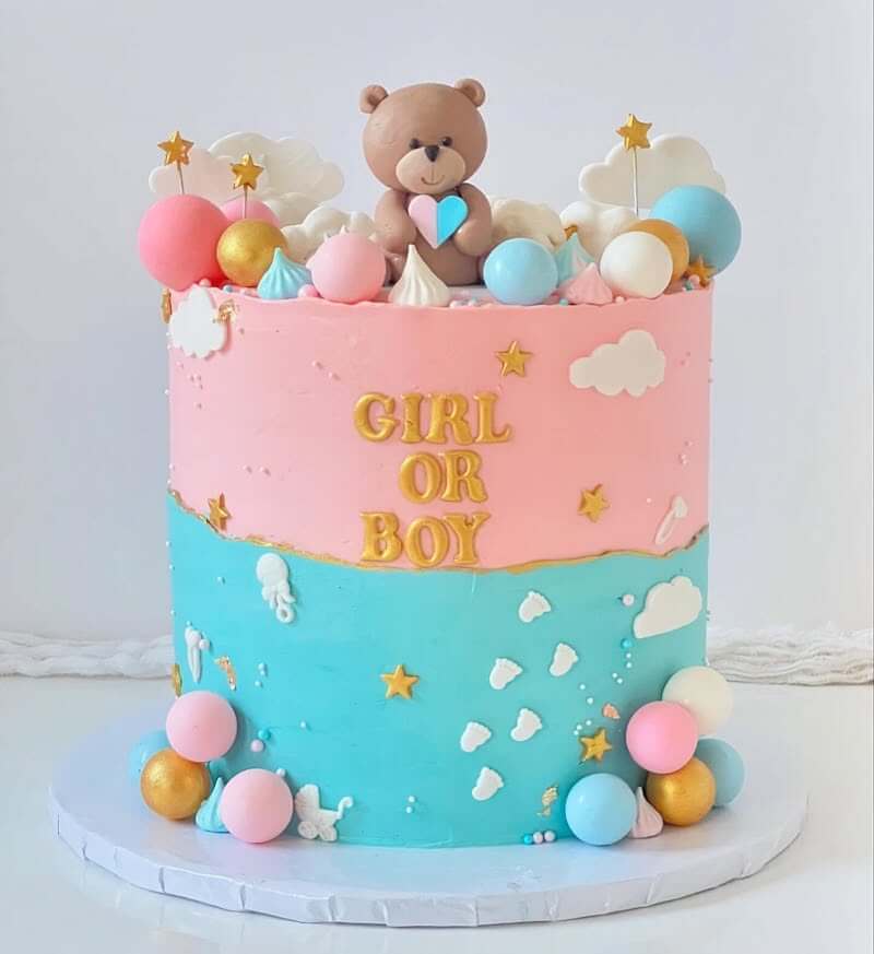 gender reveal cake ideas