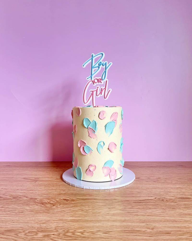 gender reveal cake ideas