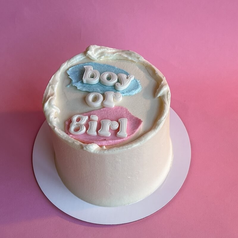 gender reveal cake ideas