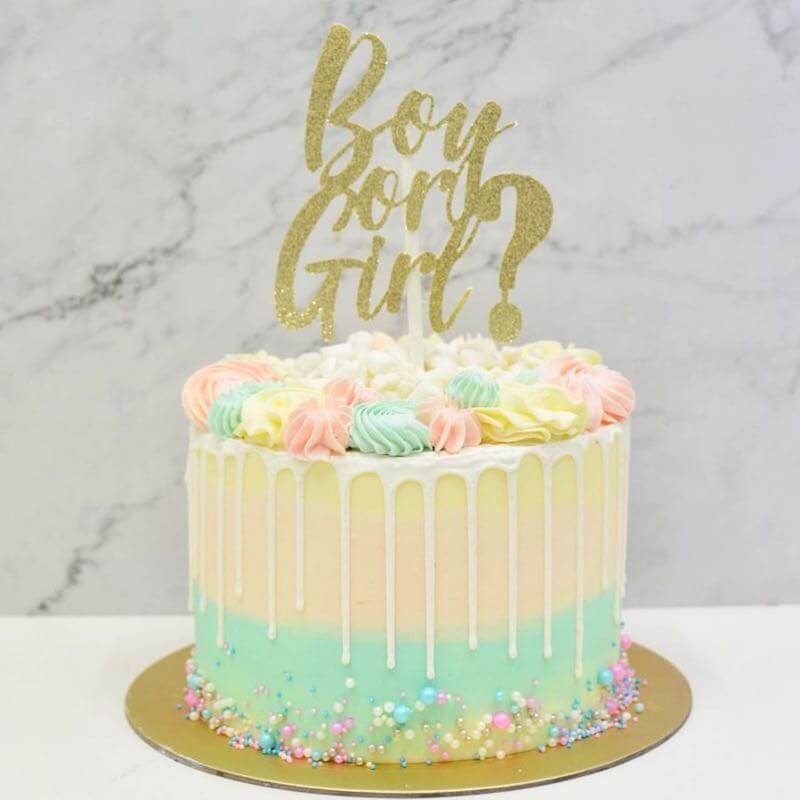gender reveal cake ideas