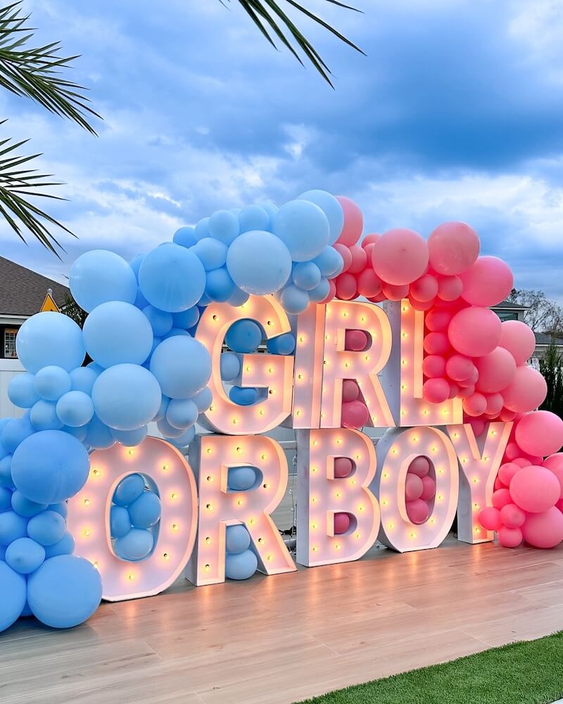 gender reveal ideas for party
