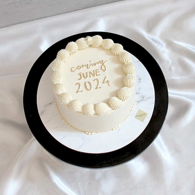 simple gender reveal cake ideas