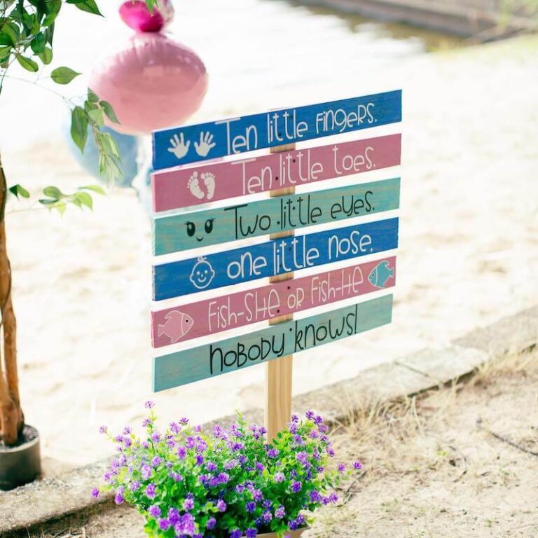 simple gender reveal ideas