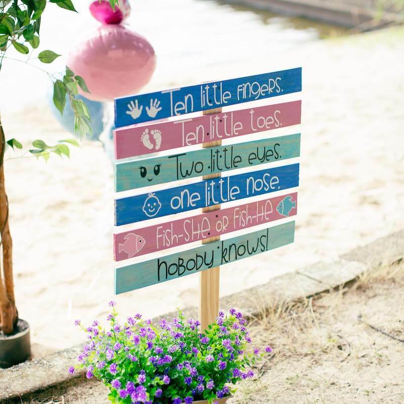 simple gender reveal ideas