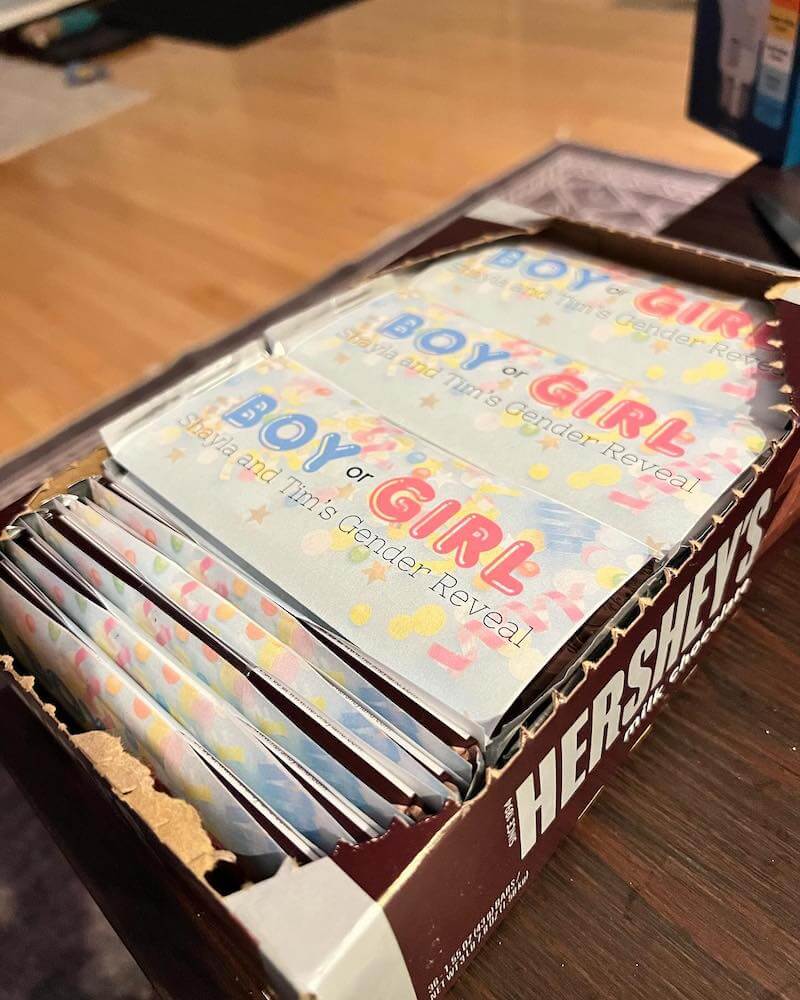 simple gender reveal ideas