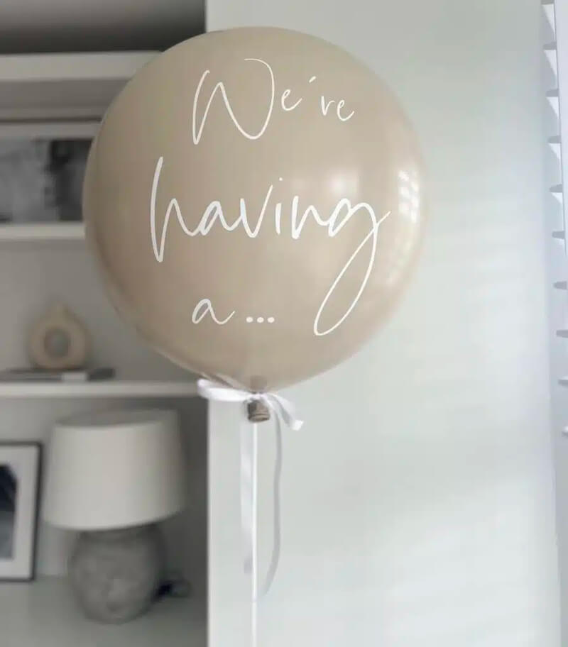 simple gender reveal ideas