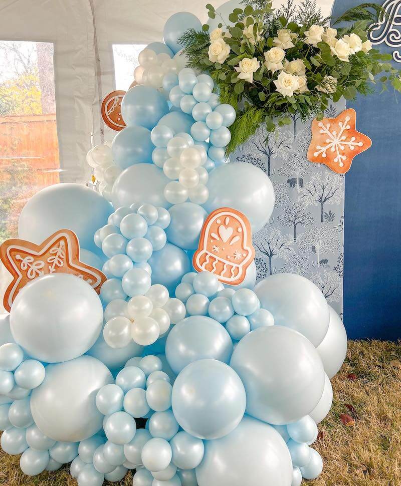winter baby shower ideas
