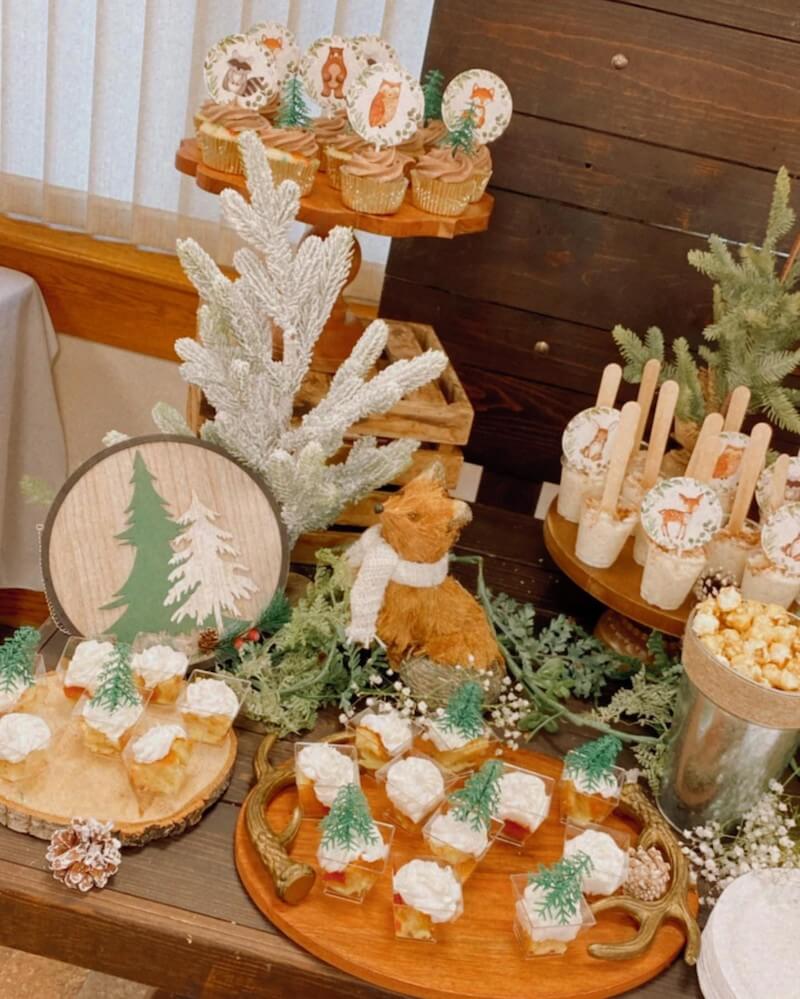 winter baby shower ideas
