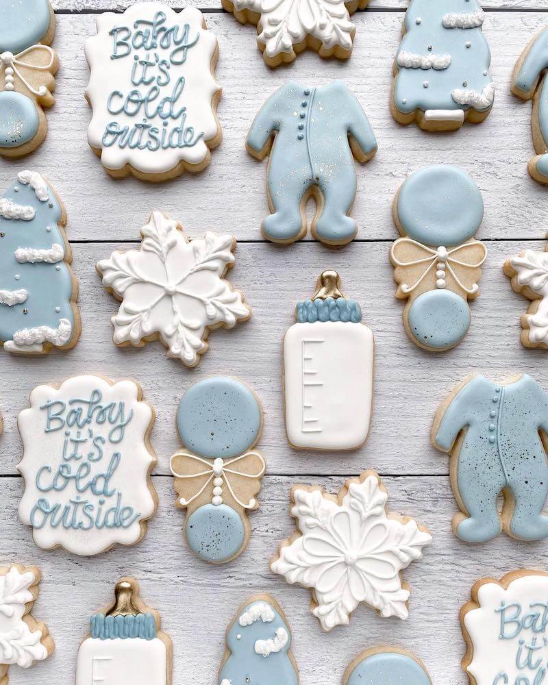 winter baby shower ideas