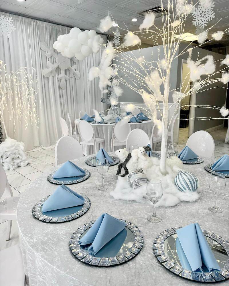 winter baby shower ideas