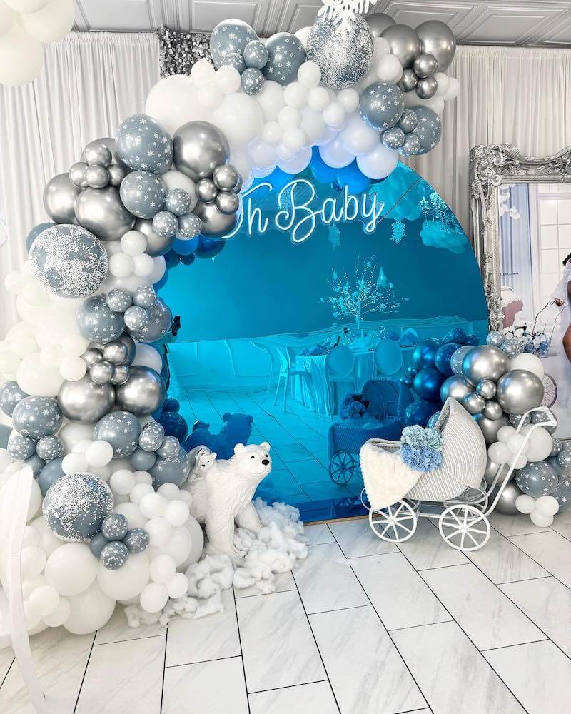 winter baby shower ideas