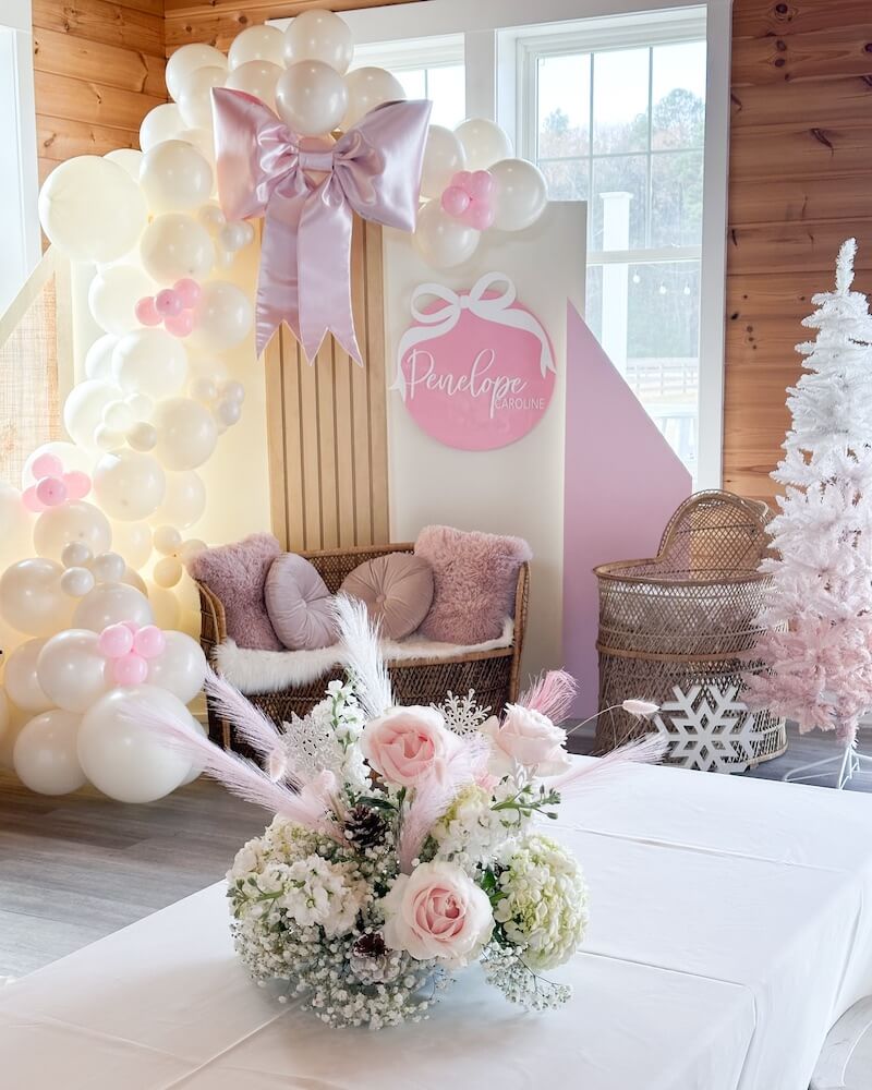 winter baby shower ideas