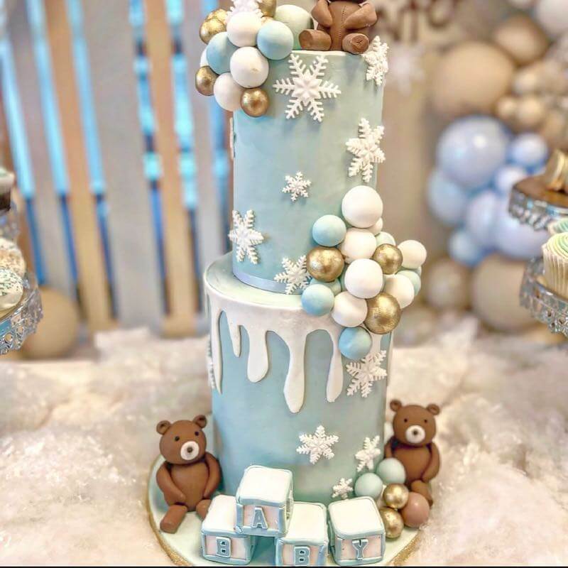 winter baby shower ideas