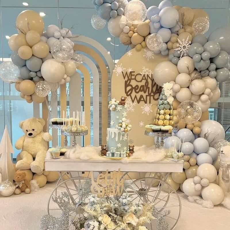 winter baby shower ideas