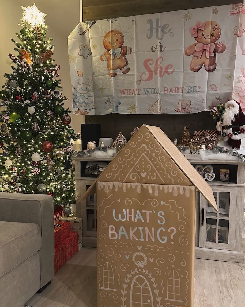winter gender reveal ideas